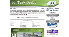 Desktop Screenshot of mu-technologies.com